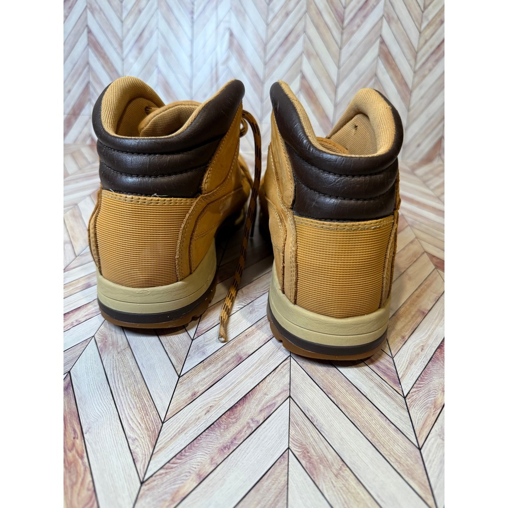 Timberland 6 Inch Premium Wheat Leather Waterproof Work Boots Mens 11M 11 Work - Picture 5 of 12